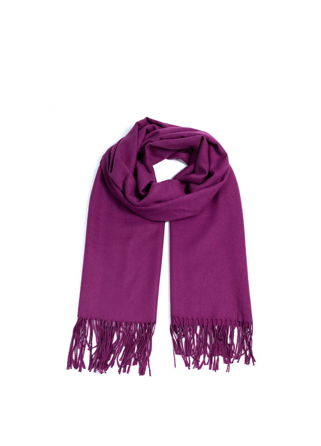 Палантин чоловічий однотонний кашемір фіолетовий IDANA 554-610 LuckyLOOK 554-580М (322792331)