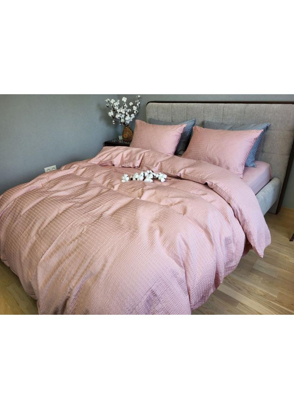 Постельное белье, сатин GOFRE PREMIUM Евро размер, наволочки 50/70 No Brand (363191964)