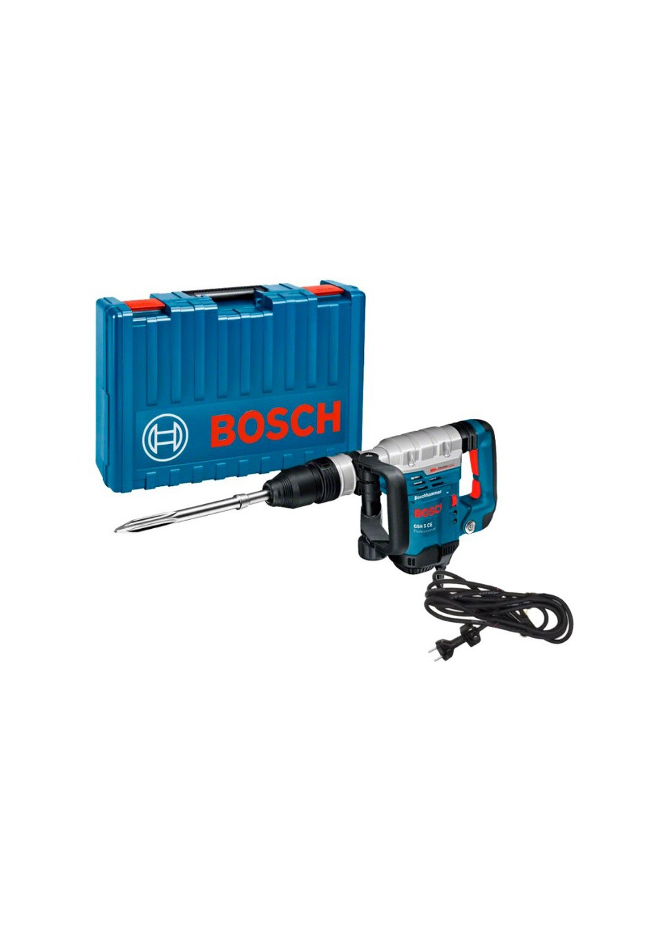 Электрический Отбойный молоток GSH 5 CE Professional (1.15 кВт, 8.3 Дж, SDSMax) + кейс и зубило (20134) Bosch (265221594)