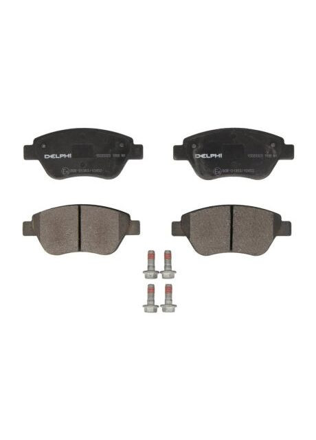Комплект тормозных колодок из 4 шт. дисков Delphi (361658396)