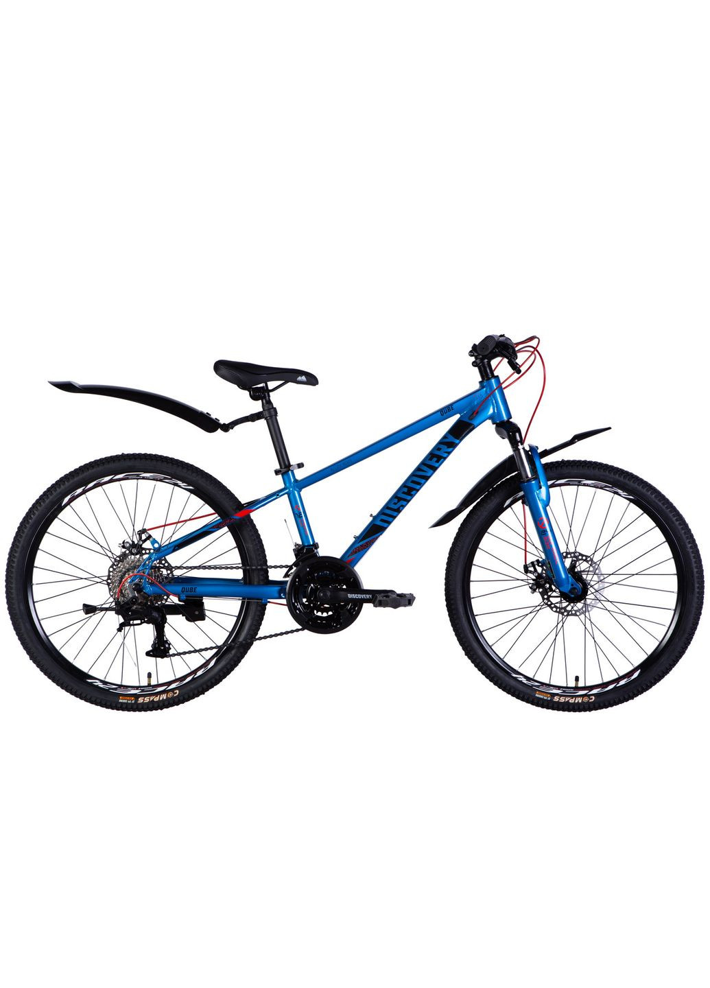 Велосипед QUBE DD CS 24" розмір XXS рама 11,5" 2025 синьо-чорний Discovery (369648509)