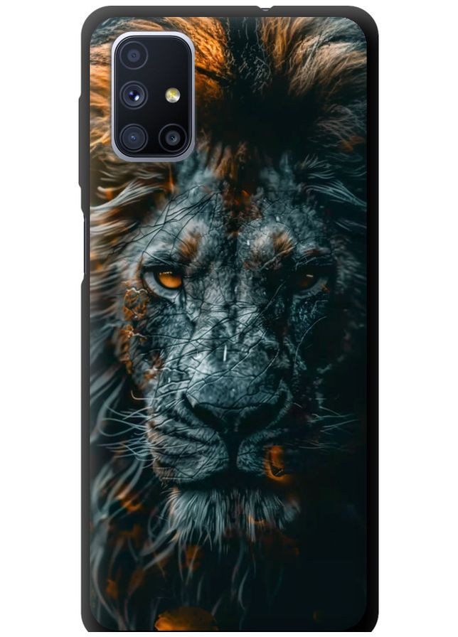 TPU чехол 'Лев в сумерках' для Endorphone Samsung Galaxy M51 M515F (297660114)