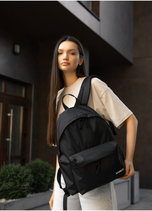 Жіночий тканинний рюкзак Чорний (10510331440) Sambag (361244848)