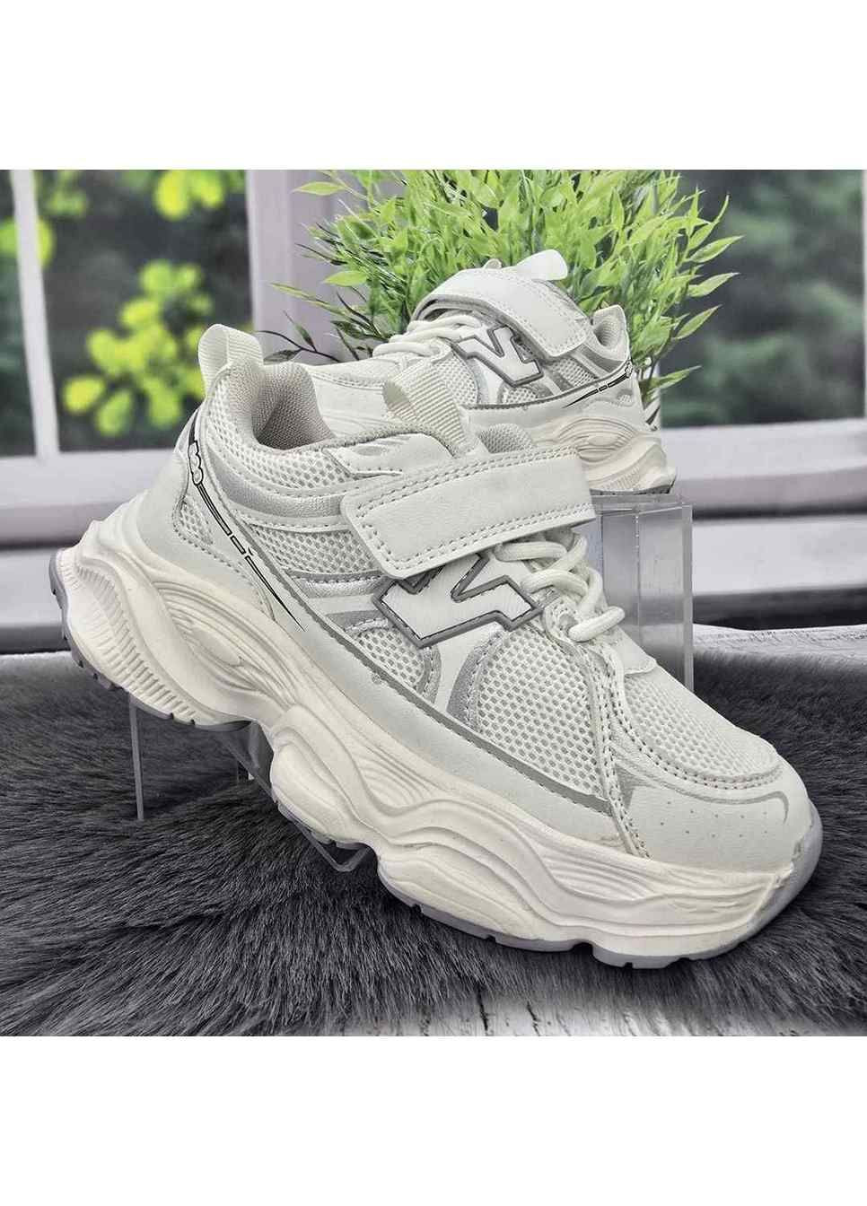 Білі осінні кросівки дитячі для дівчинки Jong Golf