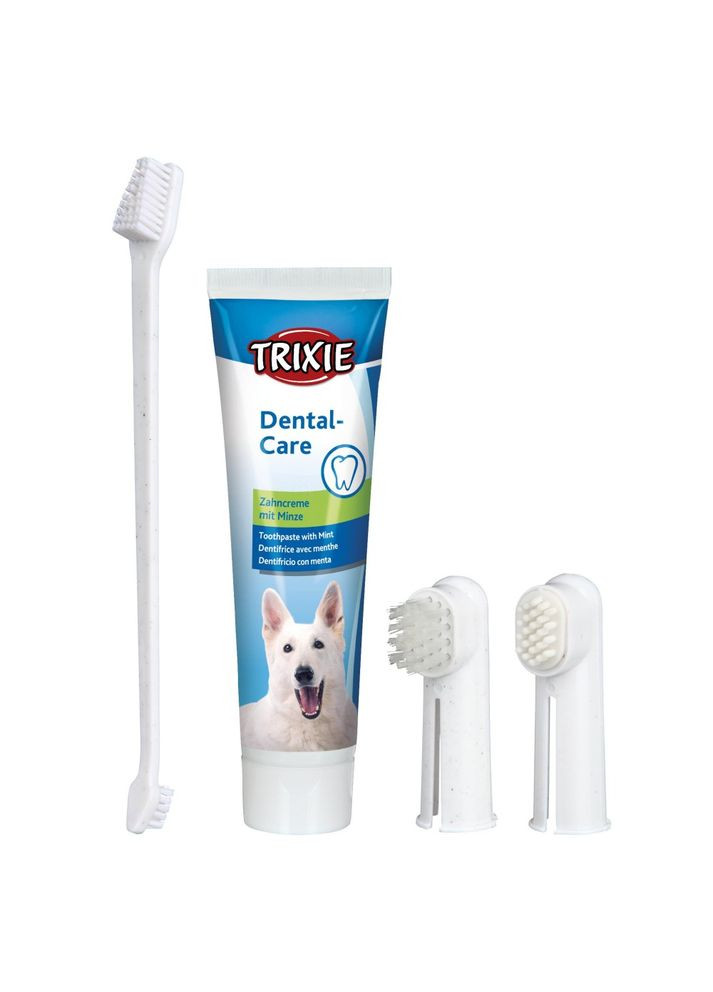 Зубная паста для собак набор, 100 г Trixie (292395552)