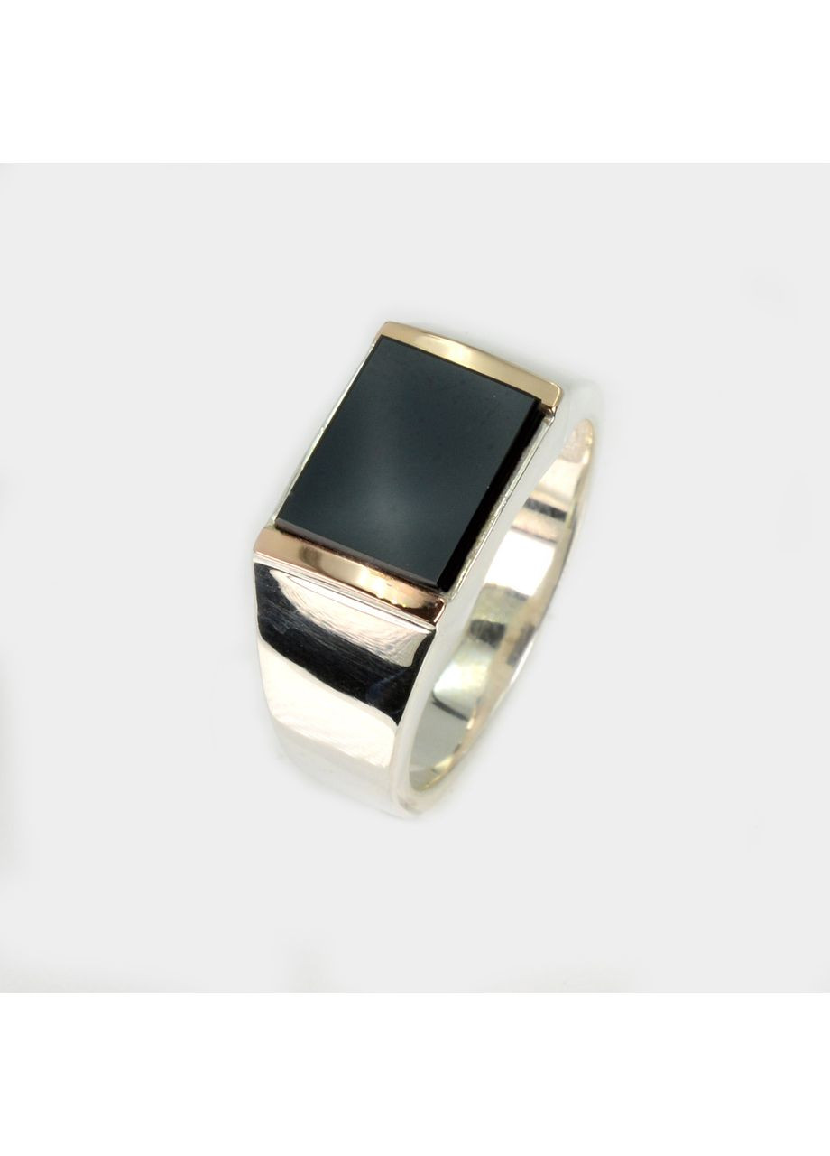 Срібна печатка з оніксом Silver Style (367112329)