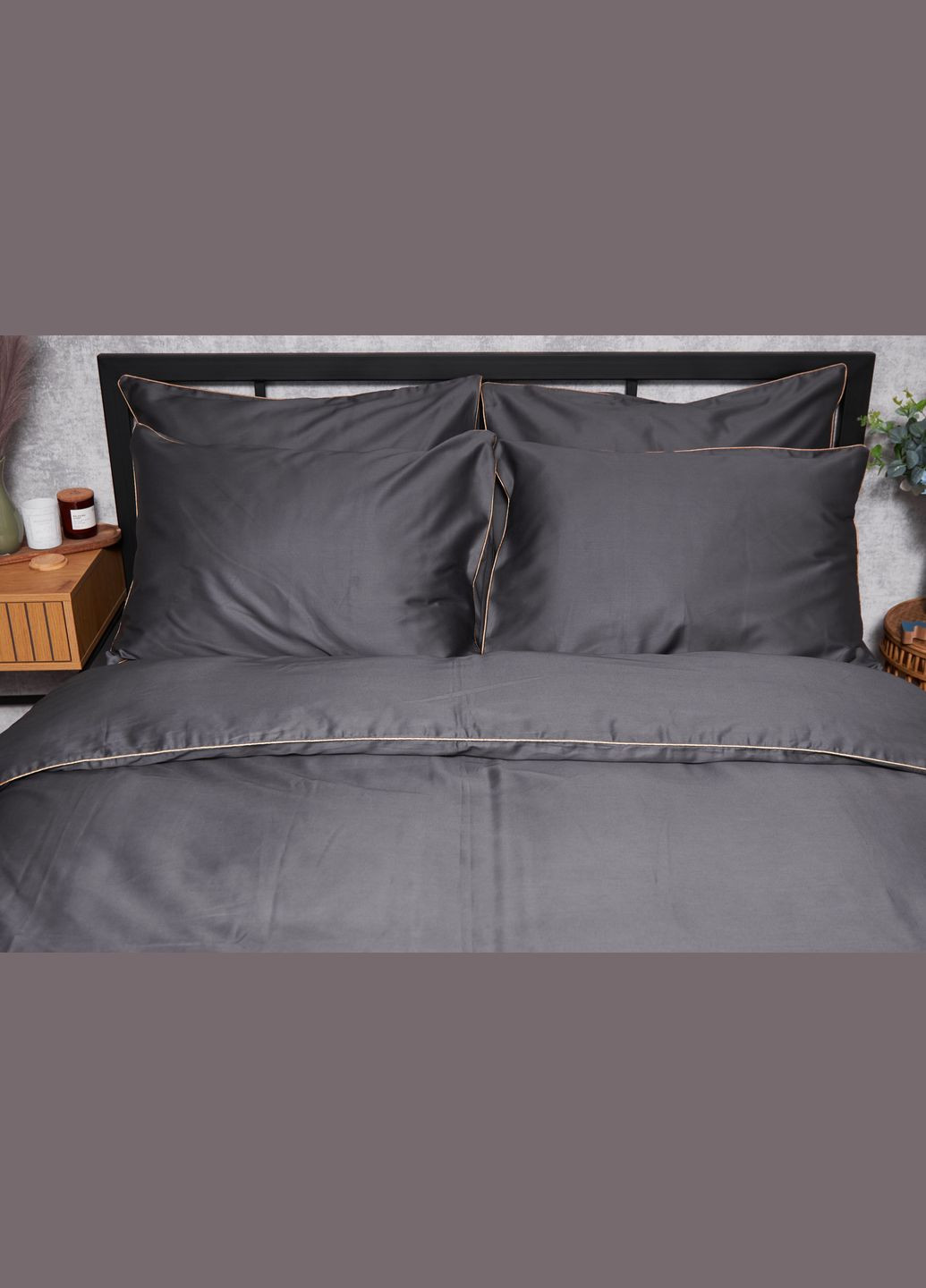 Набір наволочок Satin Premium 50х50 2 шт (MS-840000440) Moon&Star Gold Corner (289715403)