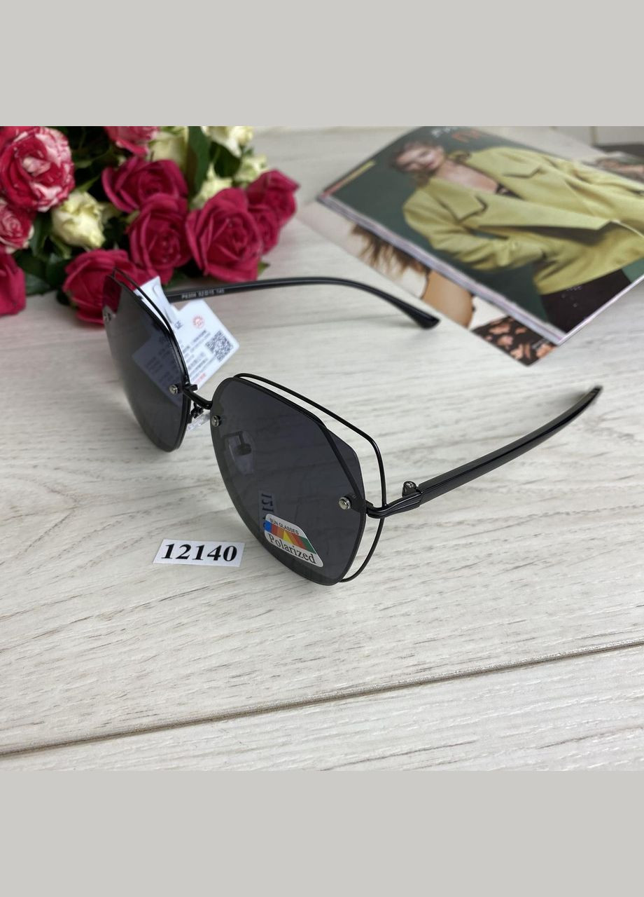 Стильные черные очки линза polarized No Brand (302370699)
