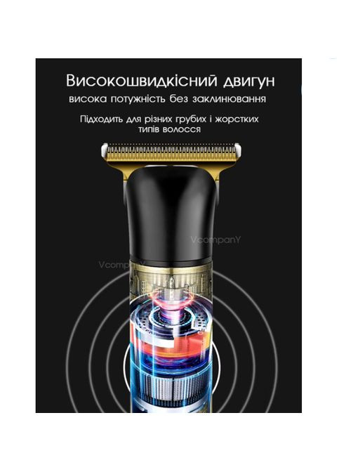 Тример акумуляторний 3в1 MZ-2035 Золотистий 3 Вт Promozer (314466049)