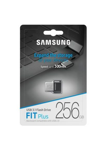 USB флеш накопичувач (MUF-256AB/APC) Samsung 256GB FIT PLUS USB 3.1 (366658157)
