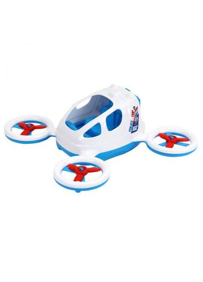 Пластиковая машинка "Квадрокоптер", белый. ТехноК (361420486)