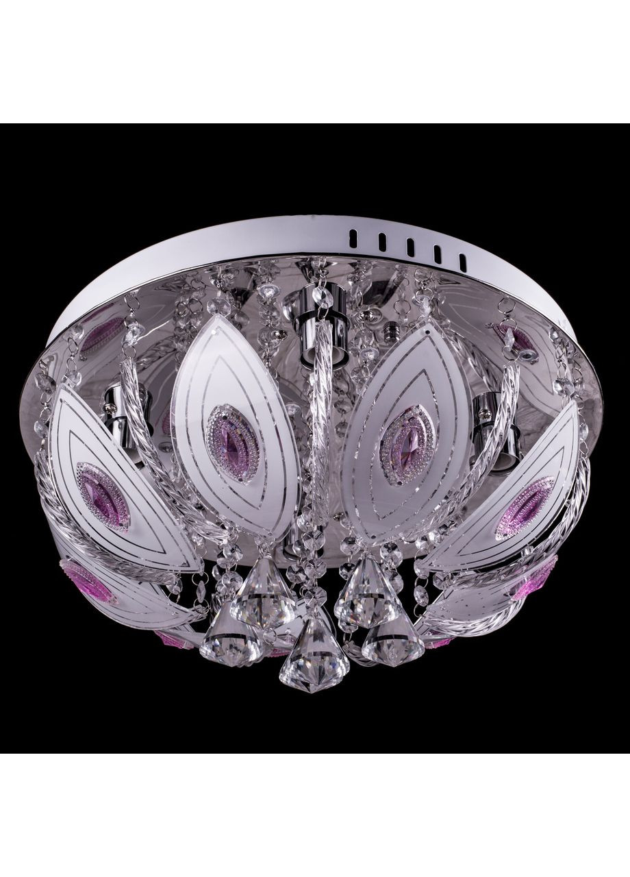 Люстра "торт - класика" з підсвічуванням на пульті управління (4 лампочки) Y1118/4/CH No Brand (352230072)