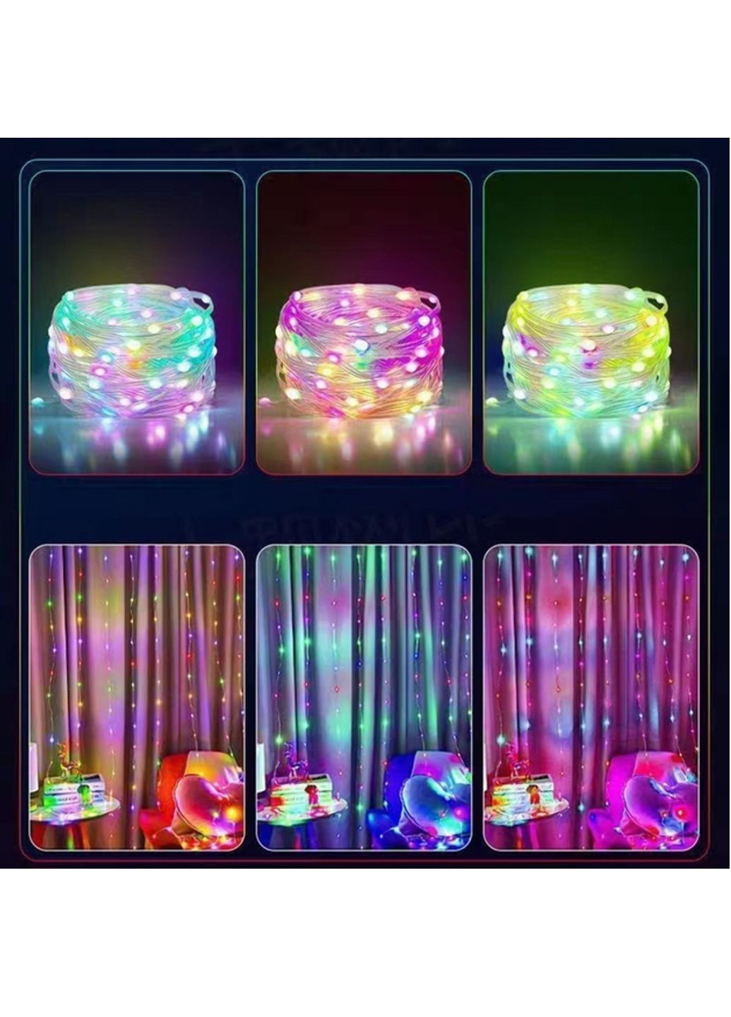 Светодиодная лента RGB 3939BT 10м водонепроницаемая, реакция на звук, управление телефоном и Пультом More Biom (306621067)