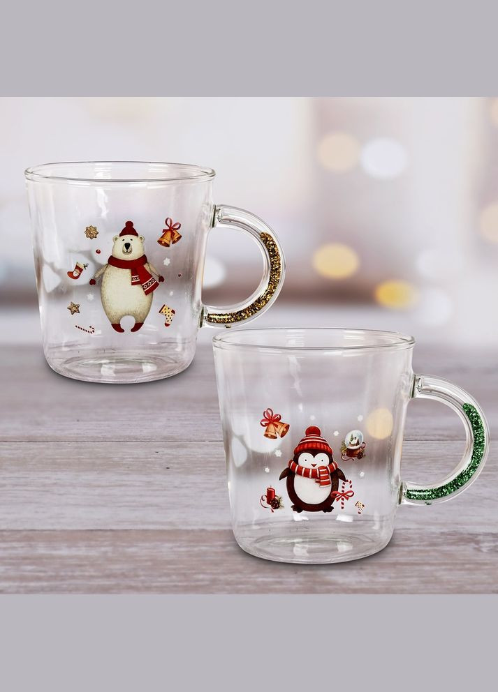 Чашка новогодняя "Happy Christmas" 500мл Home (307903517)