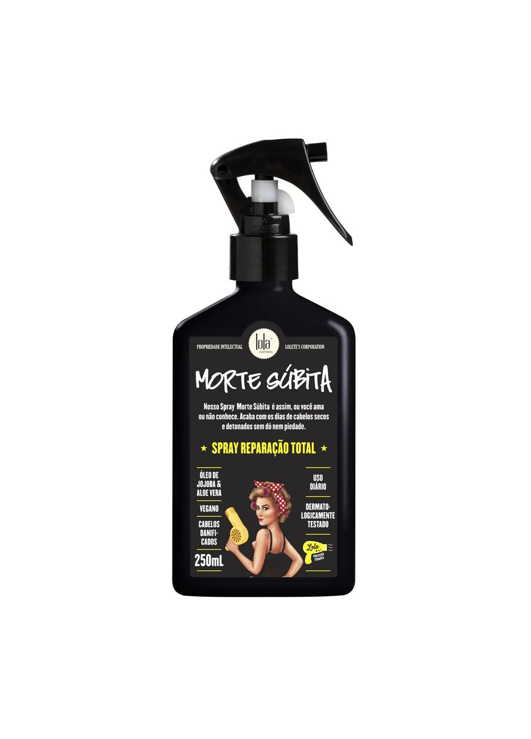 Спрей для відновлення волосся Morte Subita Spray Reparacao Total 250 мл Lola Cosmetics (338427433)