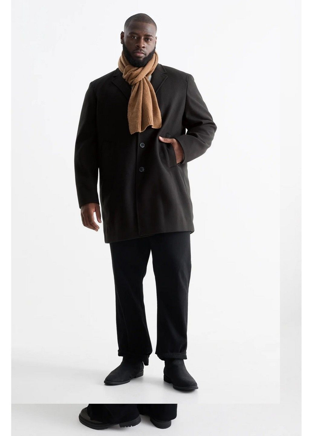 Черное демисезонное Пальто C&A