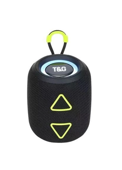 Портативная колонка TG655 5W с RGB подсветкой и ремешком, Bluetooth колонка для улицы. Цвет: черный TG (397595757)