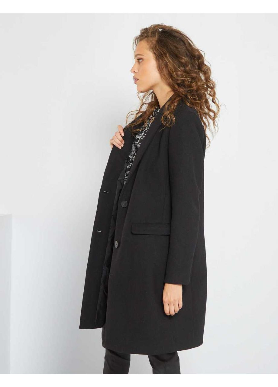 Черное Пальто демисезон,черный, Kiabi