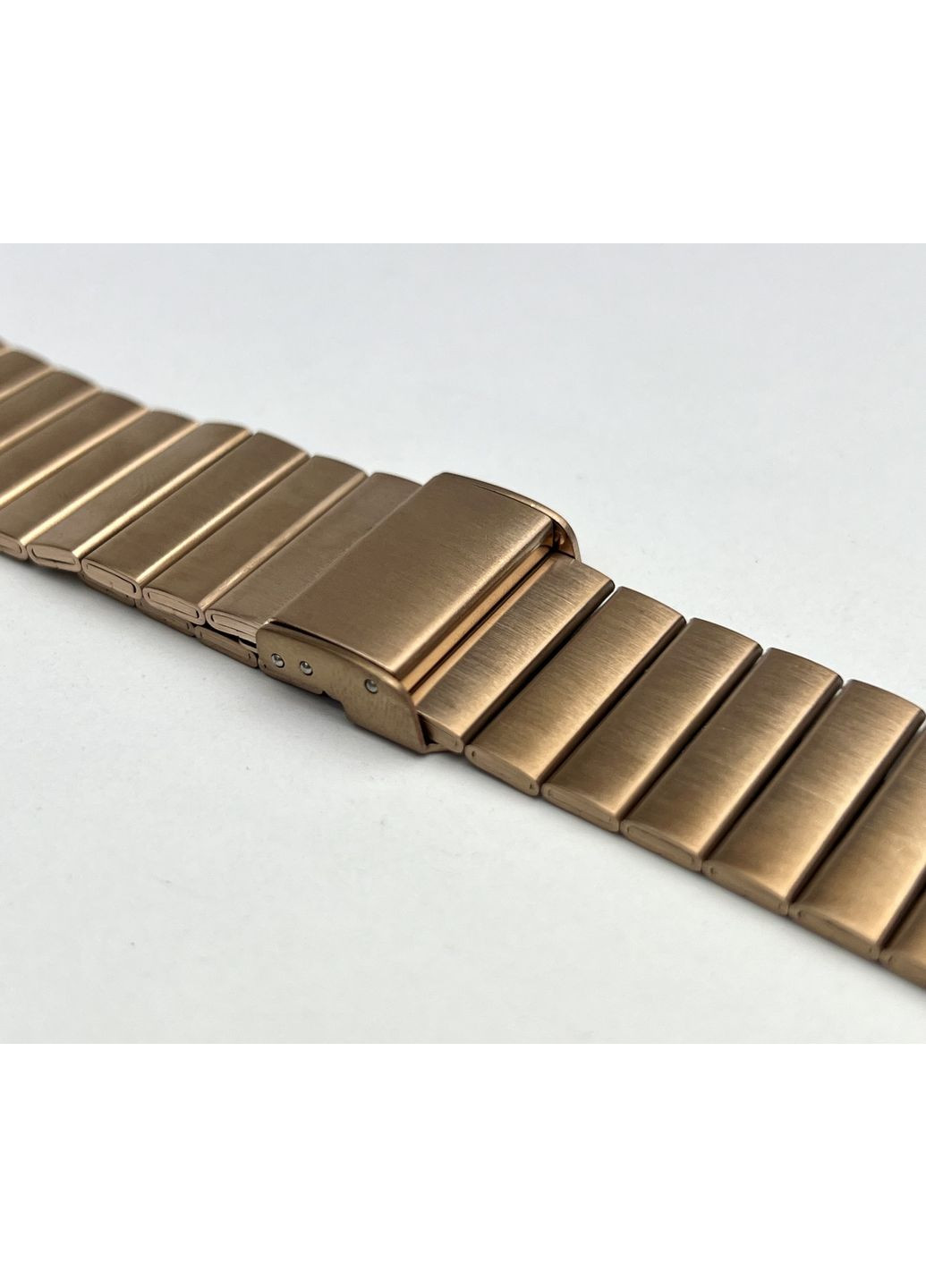 Ремешок браслет Stainless Metal 21 мм для Apple Watch 44/45/46/49 mm Smart RSL1403 ремешок металлический Золотой Rose Gold No Brand (363976341)
