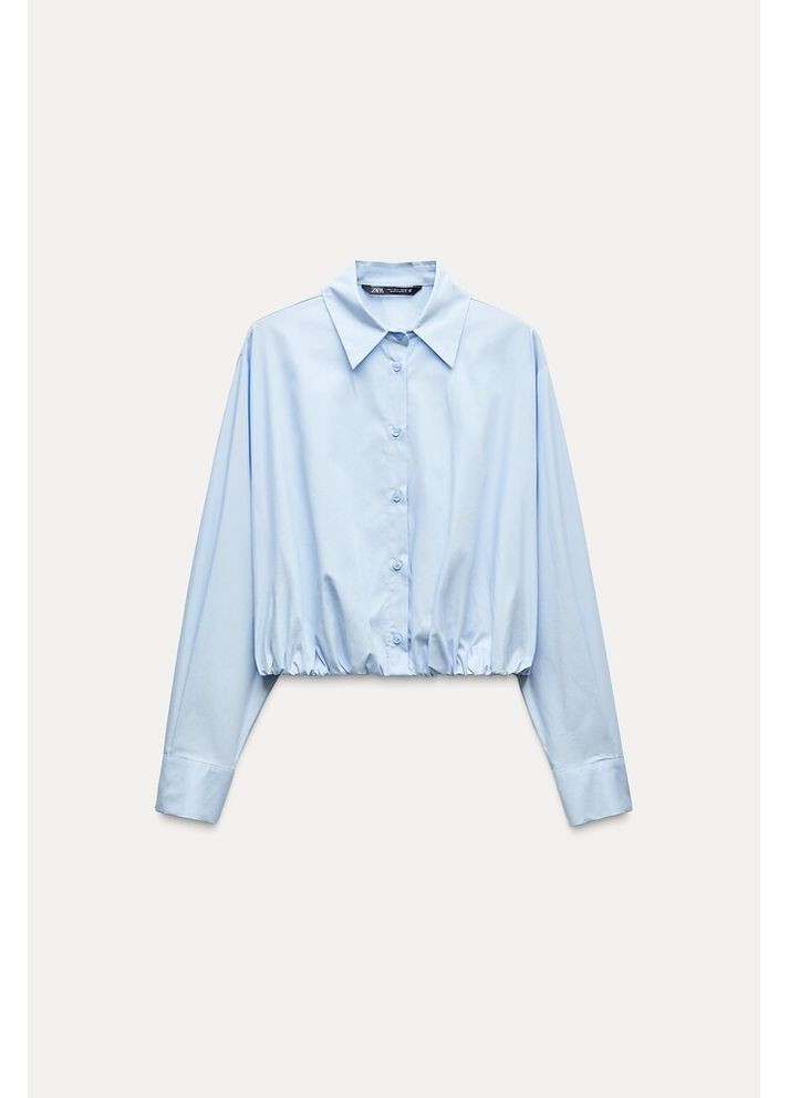 Голубой рубашка Zara