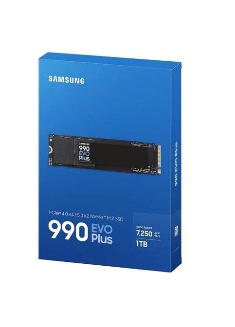 Твердотільний накопичувач SSD 1Tb, 990 Evo Plus, PCI-E 5.0 x2, M.2 2280, 3D TLC, 7150/6300 МБ/с (MZ-V9S1T0BW) MZ-V9S1T0BW Samsung (395969090)