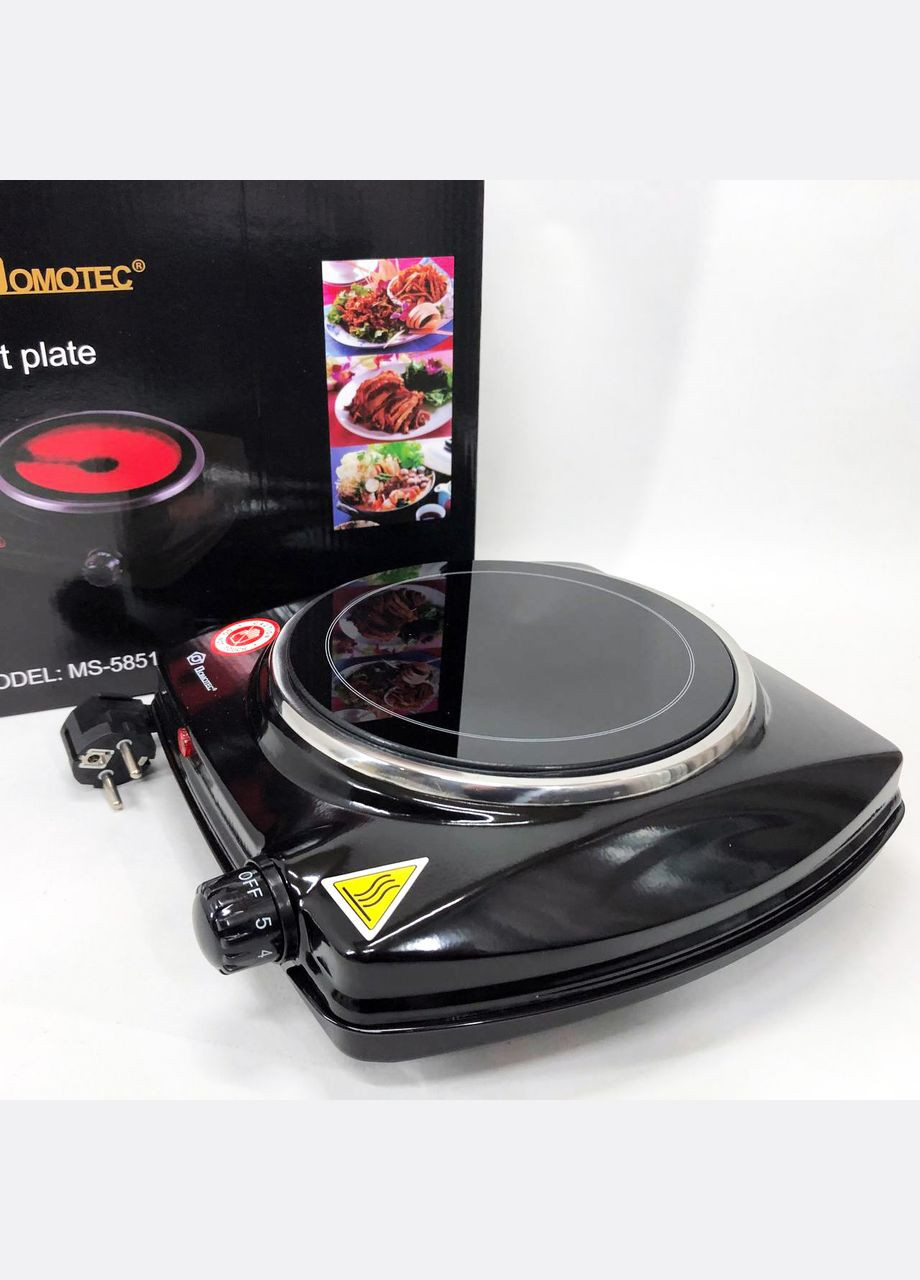 Электроплита настольная MS-5851 900 Вт, Кухонная плита электро для кухни на 1 конфорку Domotec (364666059)