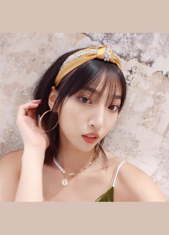 Шикарный женский обруч/чалма для волос Oxa со стразами Hand Made (330619128)