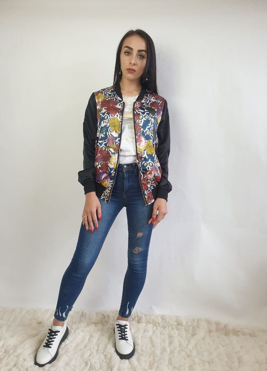 Коричнева демісезонна куртка pgp14254gb коричневий Silvian Heach