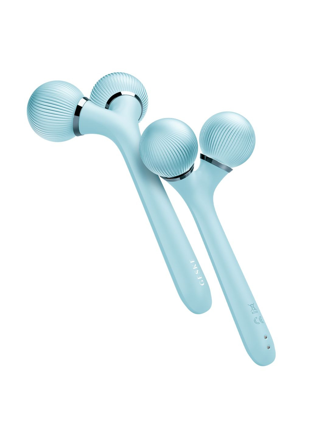 Электронный ультразвуковой ролик для лица и тела Sonic Facial&Body Roller 4в1 turquoise GESKE (341525878)