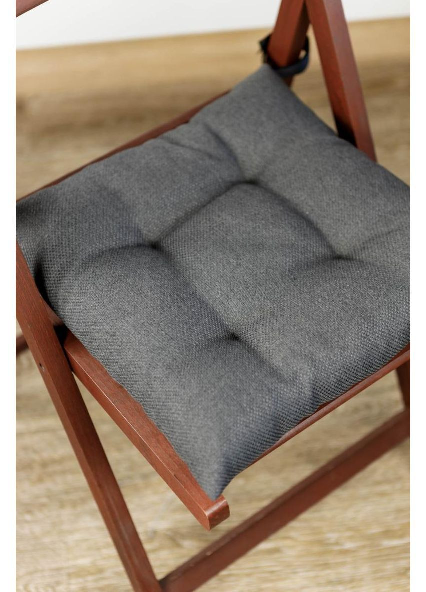 Подушка на стул LEON 40х40 см Графитовый Прованс (372806216)