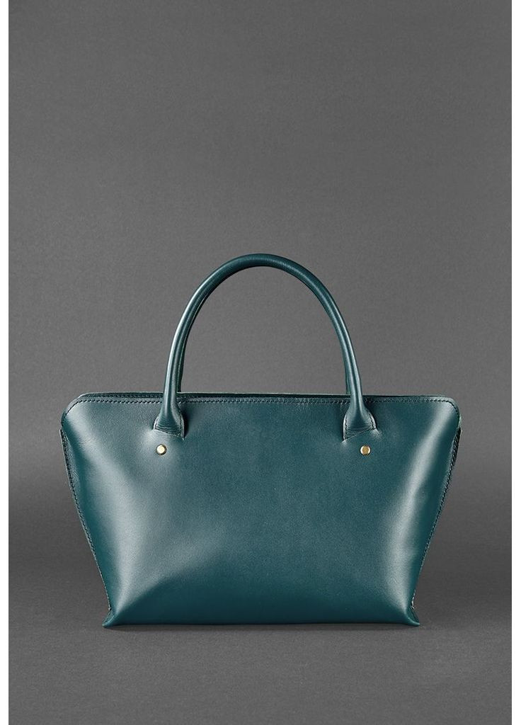 Женская кожаная сумка Midi зеленая BlankNote (348359163)