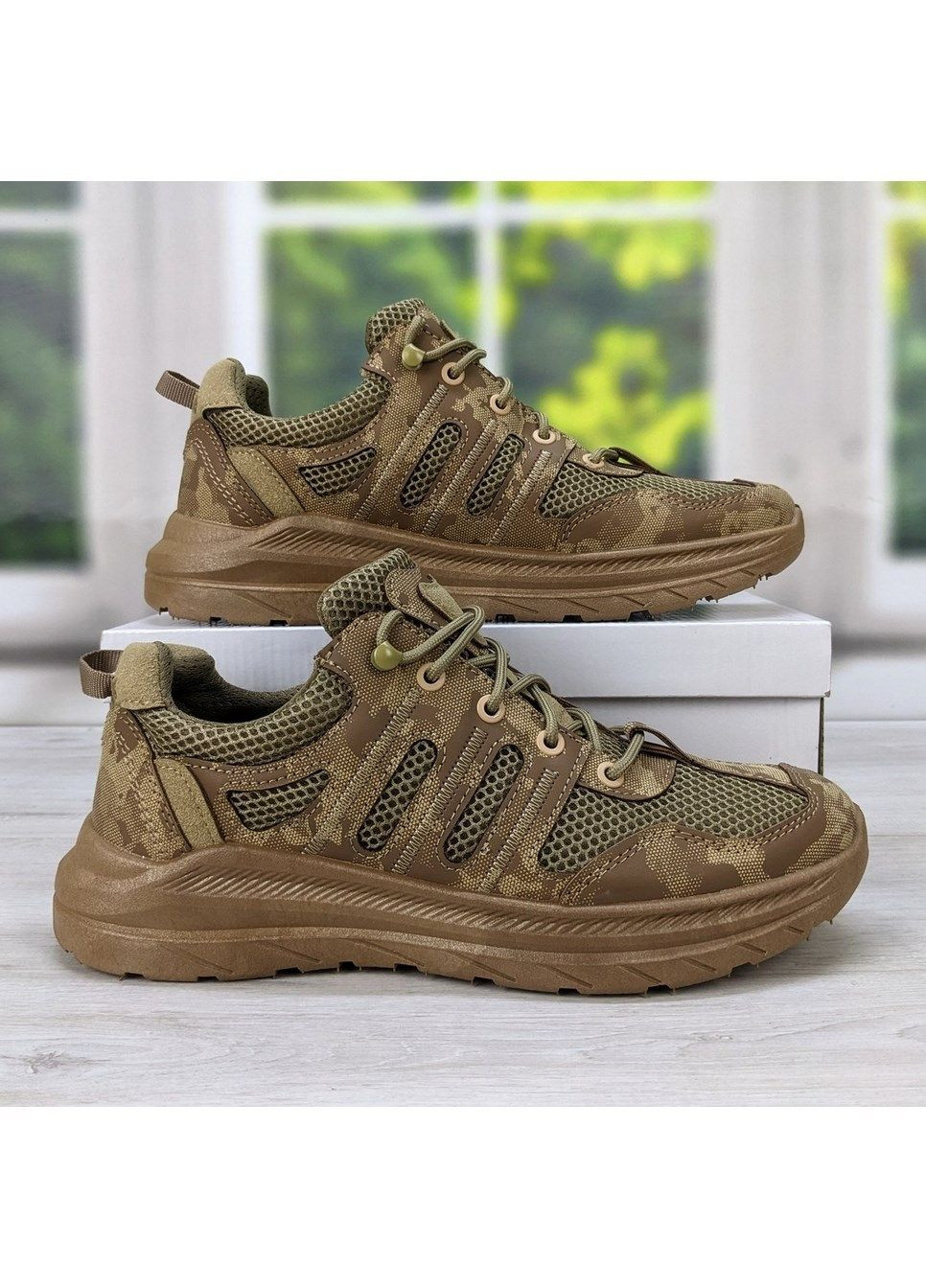 Песочные демисезонные кроссовки мужские эко-кожа с сеткой Dago