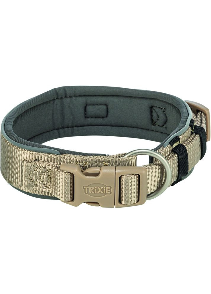 Ошейник Premium для собак экстраширокий M–L 40–48 см 40 мм песочно-серый Trixie (372505058)
