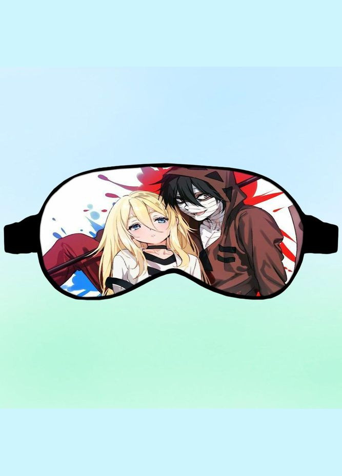 Маска для сну Аніме Янгол кровопролиття #0004 чорна No Brand (315044080)