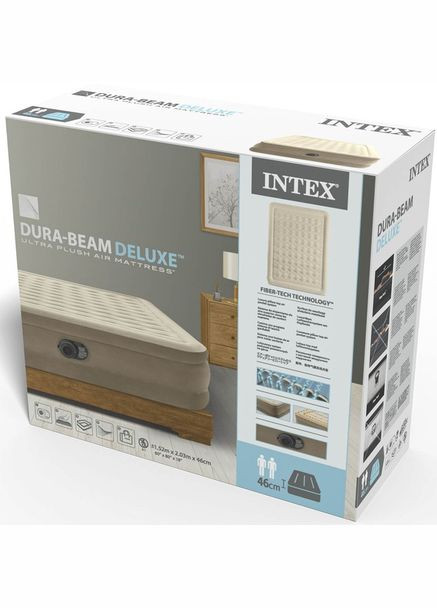 Надувная кровать до 273 кг, со встроенным электронасосом Home (322237950)