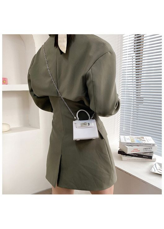 Детская маленькая сумка 10448 кросс-боди на ремешке белая No Brand (314455184)