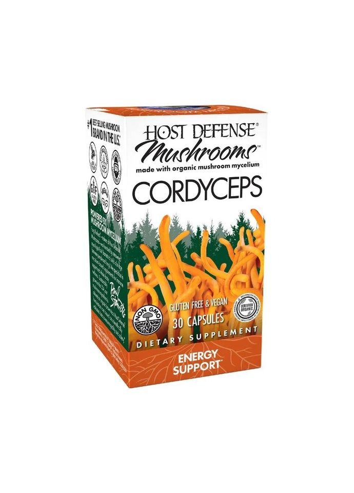 Натуральна добавка Cordyceps, 30 вегакапсул Host Defense (334708154)