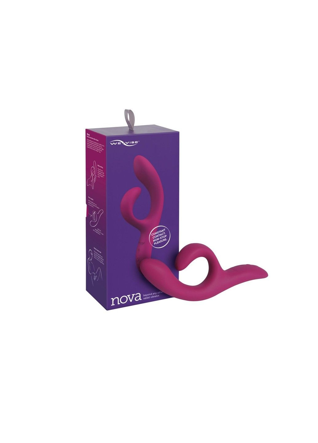 Смарт вібратор-кролик Nova Fuchsia, ергономічний, регульований кут нахилу стовбура We-Vibe (315497652)