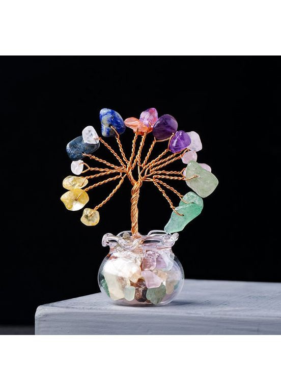 Дерево щастя в баночці Мікс каміння No Brand (356775475)