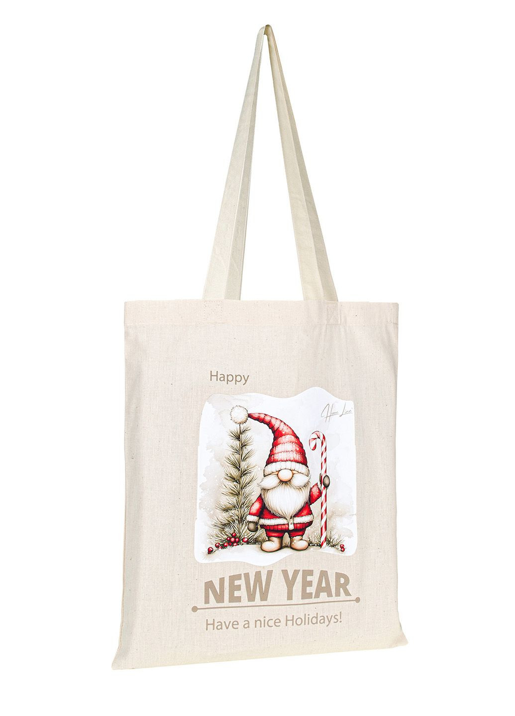 Сумка 36х42 Happy New Year, ручка 32 см Home Line (309177521)