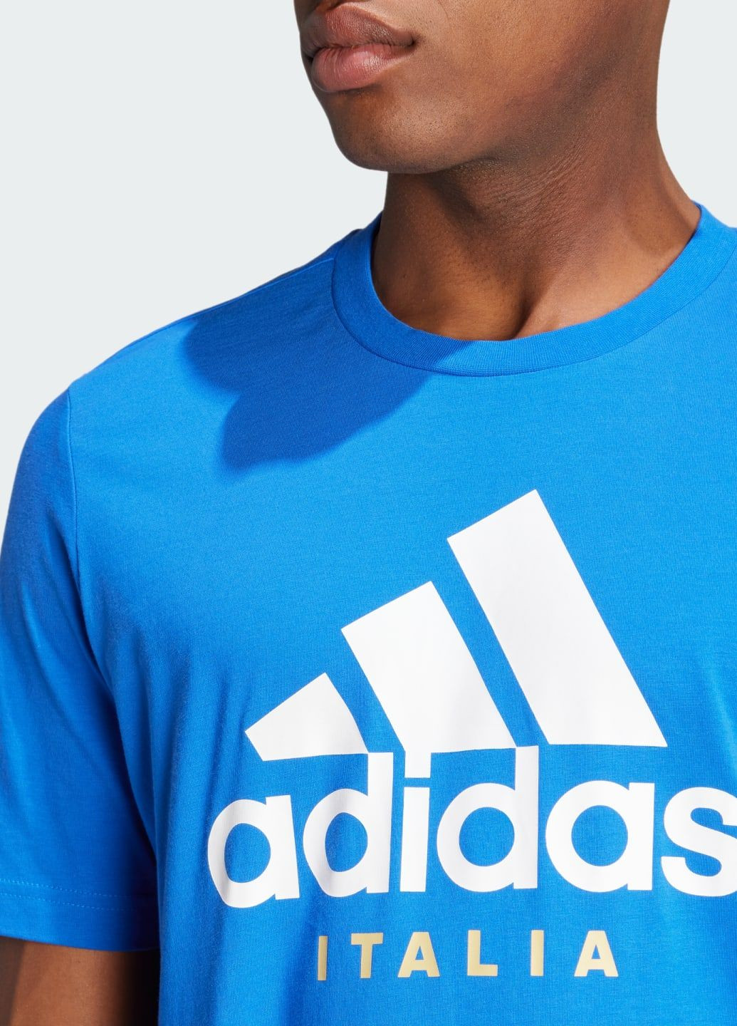 Синя футболка italy dna graphic adidas