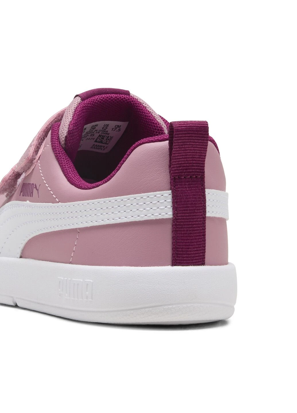 Рожеві дитячі кеди courtflex v3 sneakers kids Puma
