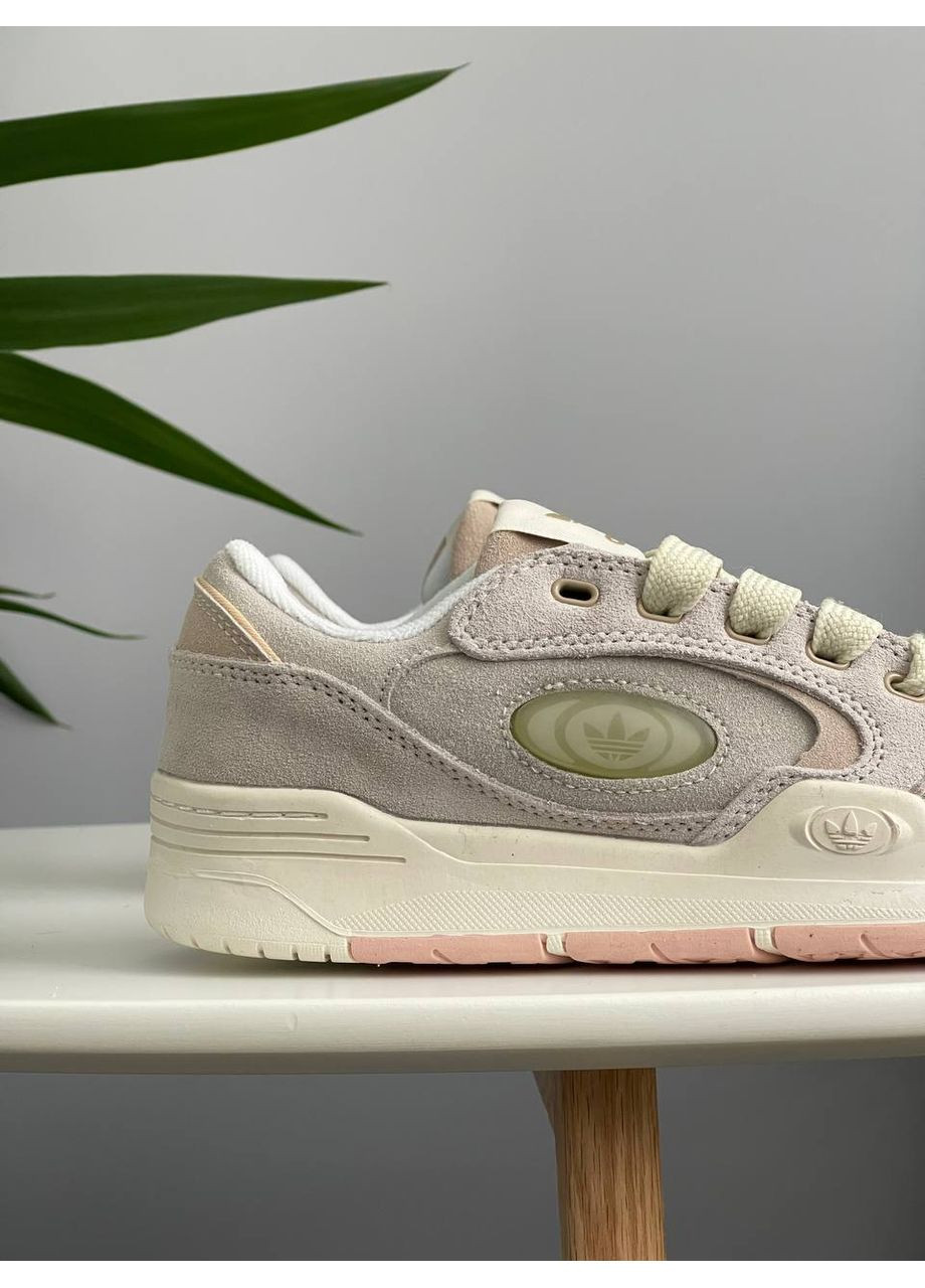 Кросівки жіночі Adidas Adi2000 Grey Beige Purple Pink | Адідас АДІ 2000 бежеві сірі No Brand бежеві демісезони (360535099)