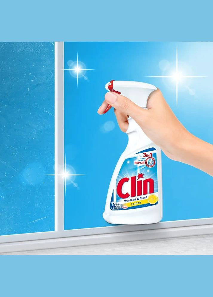 Засіб для миття скла Цитрус, 500 мл Clin 2308511 (328397458)