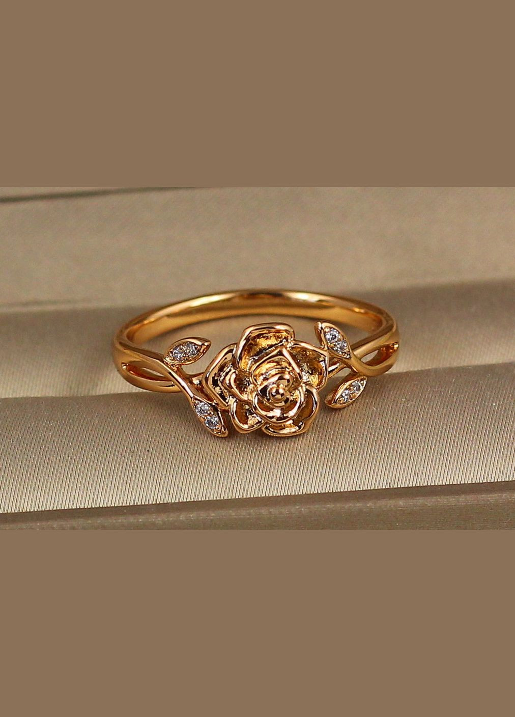 Кільце троянда р 16 золотисте Xuping Jewelry (316607089)