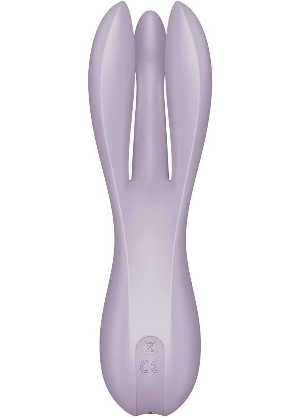 Кліторальний вібратор Threesome 2 Violet, 3 гнучкі пальчики, 3 мотори Satisfyer (334000866)