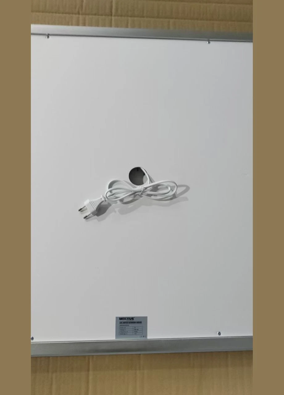 Настінне дзеркало TWEE MR09-50x80-REVERSE з LED Touch, Anti-fog, димером та регулюванням яскравості MI6930 Mixxus (399014805)