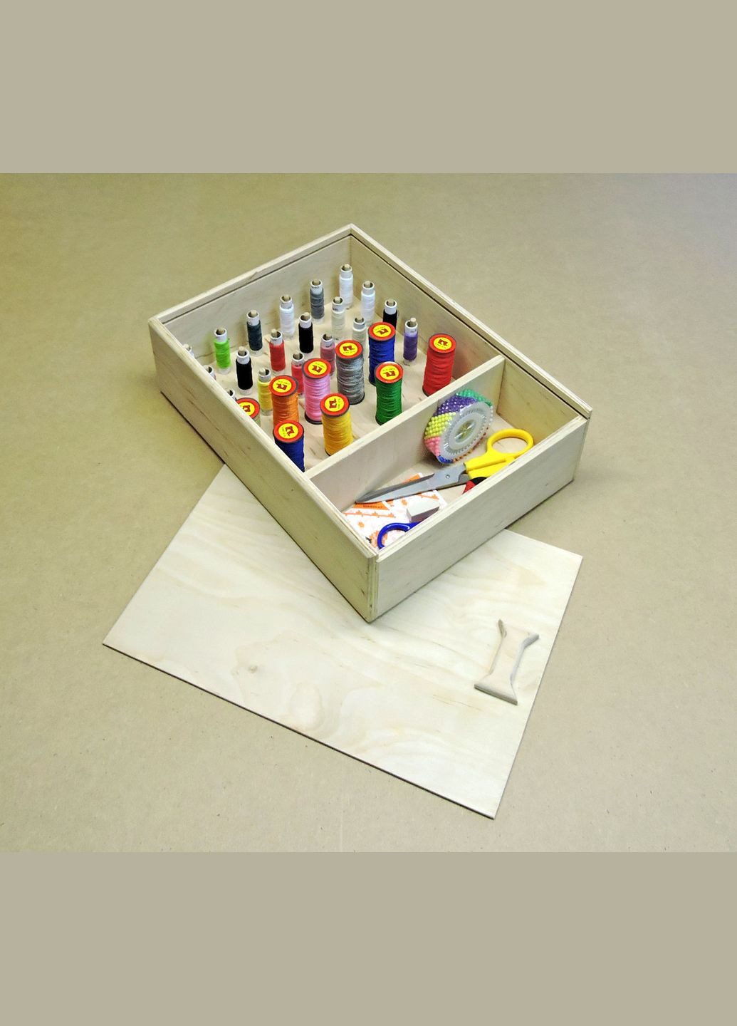 Органайзер для ниток из дерева Рилон (НТК-000300) No Brand (328910075)