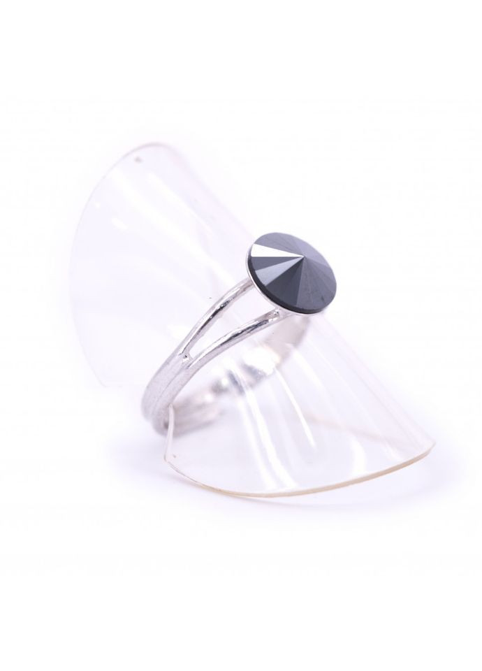 Женское кольцо из стали с кристаллами стального цвета. Jablonec (297647573)