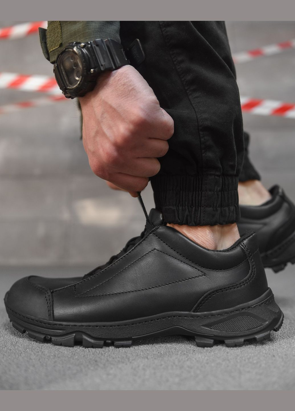 Тактичні демісезонні кросівки Police чорні No Brand (322126975)